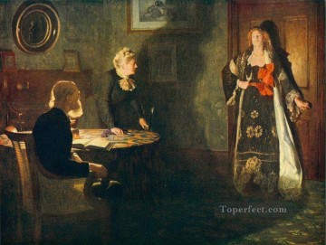 La hija pródiga 1903 John Collier Orientalista prerrafaelita Pinturas al óleo